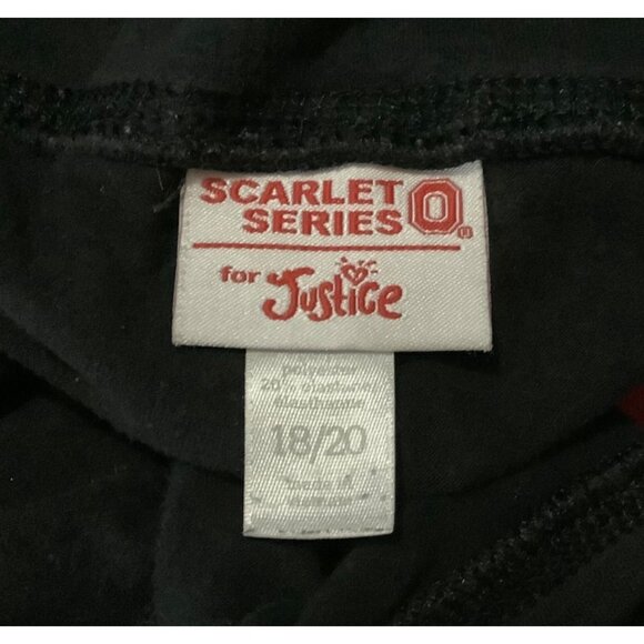 Ohio State Buckeyes Scarlet Girl 18/20 Athletic Leggings Lace Up Ankle Detail - Picture 4 of 9